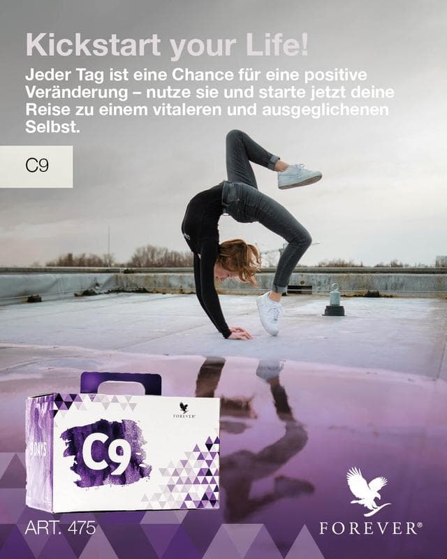 Clean-9-Produkte als Illustration des persönlichen Erfahrungsberichts.